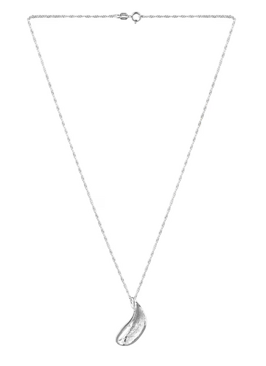 Dije flama chico c/cadena en plata .925